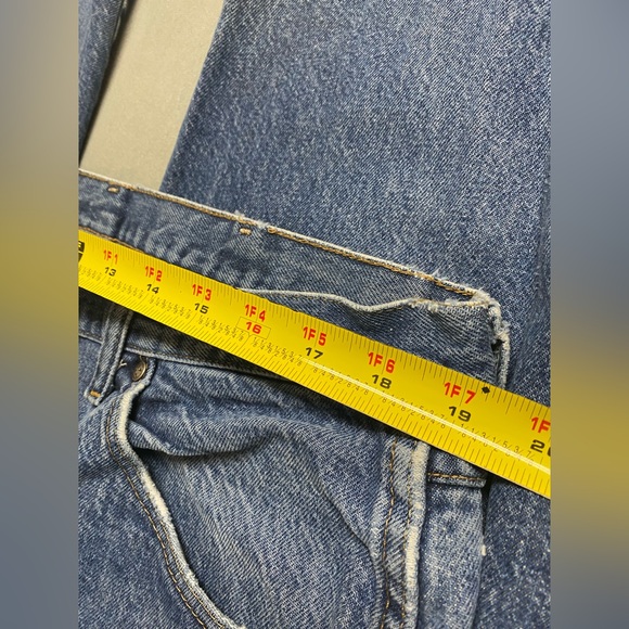 Twenty X Wrangler Style 22 Jeans Mens 40x32 (36x32) Relaxed Fit Blue Denim Y2K - Picture 9 of 16